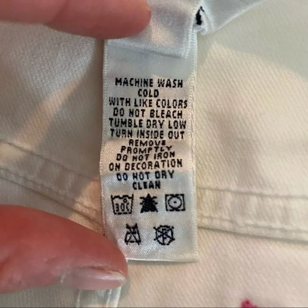 Lilly Pulitzer Vintage White Jeans Bootcut Mid 6